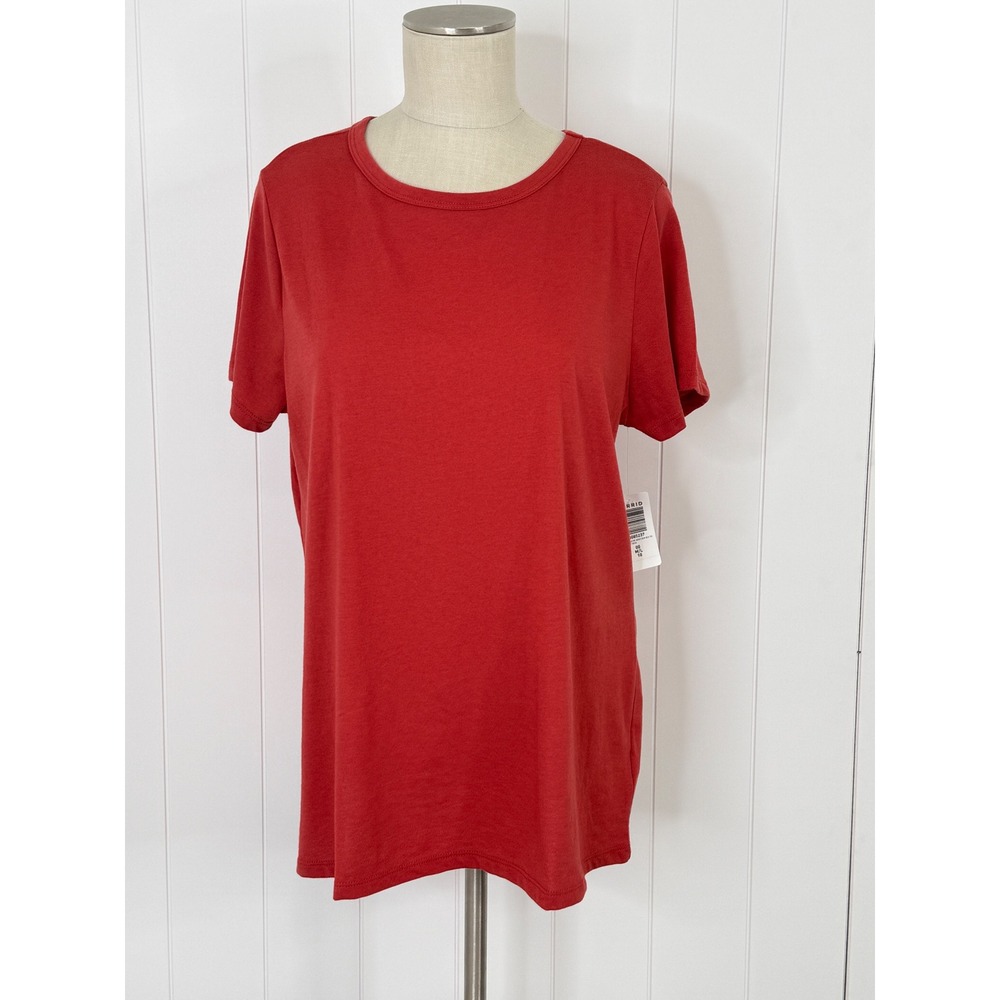 Torrid Everyday Signature Jersey Crew Neck Tee NWT Women 00 M/L 10 Red Basic